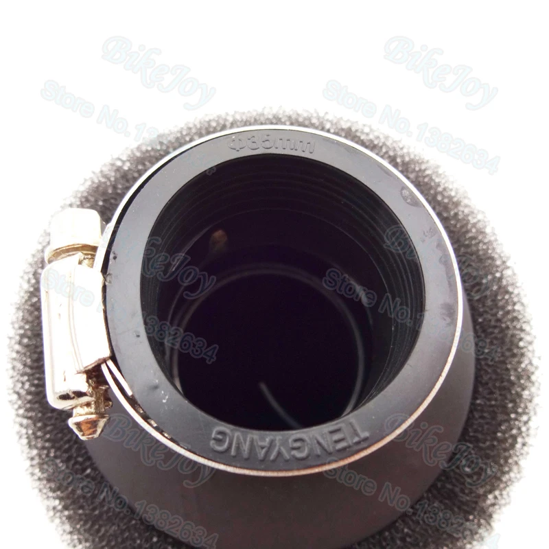 Угловой воздушный фильтр 35 мм двухслойный губчатый пеноочиститель для шеи 110cc 125cc