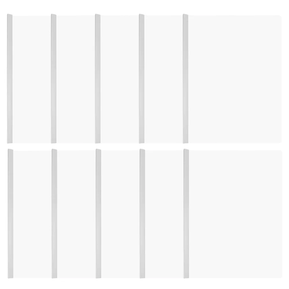 10 шт. прозрачные зажимы для хранения файлов|Папка файлов| |