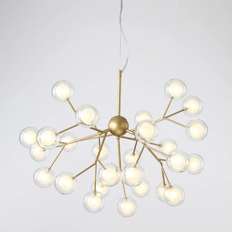 Современный светодиодный стеклянный подвесной светильник в скандинавском стиле