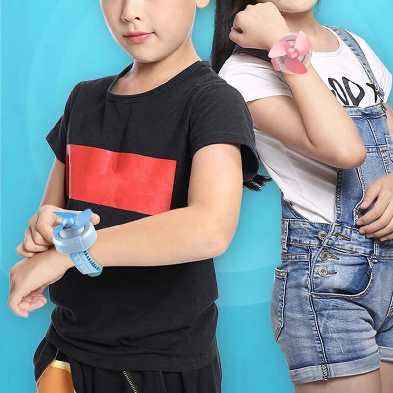 USB вентилятор с регулируемой линейкой наручные часы портативный мини 3