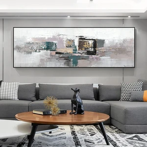 Современная Абстрактная оригинальная картина маслом светлого цвета, холст, скандинавские плакаты и принты, настенная живопись для гостиной