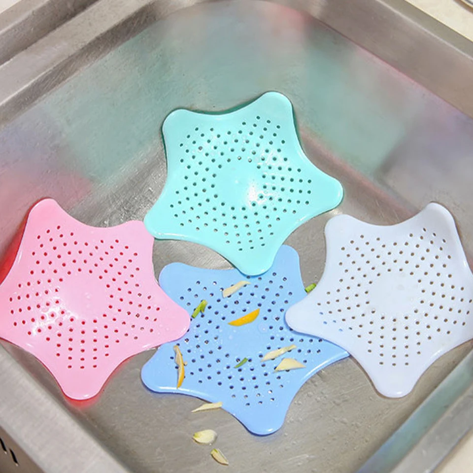 

1 Pcs Bath Sink Strainer Anti-blocking Hair Catcher Kitchen Sink Strainer Filter Shower Floor Drain Covers Kitchen Accessories
