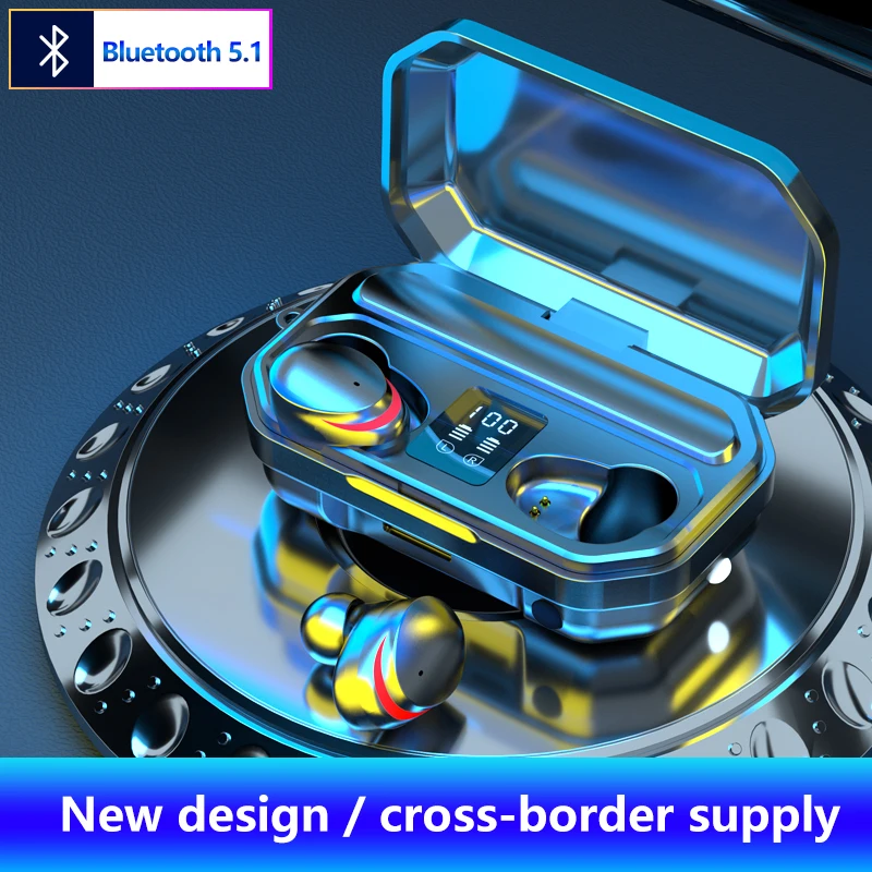 

TWS-наушники Bluetooth 2000, 5,1 мА ч, беспроводные наушники, спортивные наушники-вкладыши, игровая гарнитура для смартфона Lotus