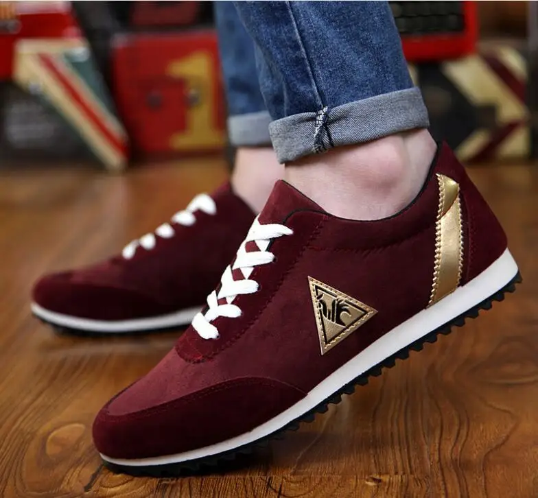 

2020 Artificial Leather Men Causal Shoes Male Spring Men Casual Light Shoes Sneakers Lac-up Flats Breathable Outdoors Sapato 47