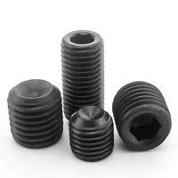 fine thread black socket cup point set grub screws m6 m8 m10 m12 hex hexagon socket set screw allen bolts 12 9 grade