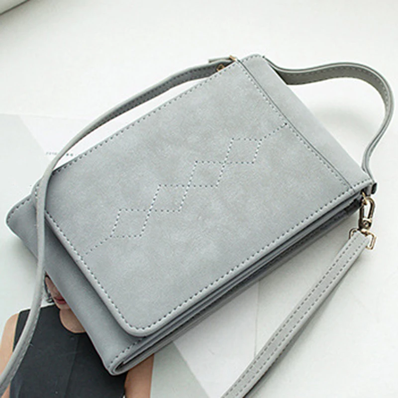 

2019 Purse Wallet Card Holders Women Cellphone Pocket Handbag Clutch Long Vintage Women Messenger Shoulder Straps Bag