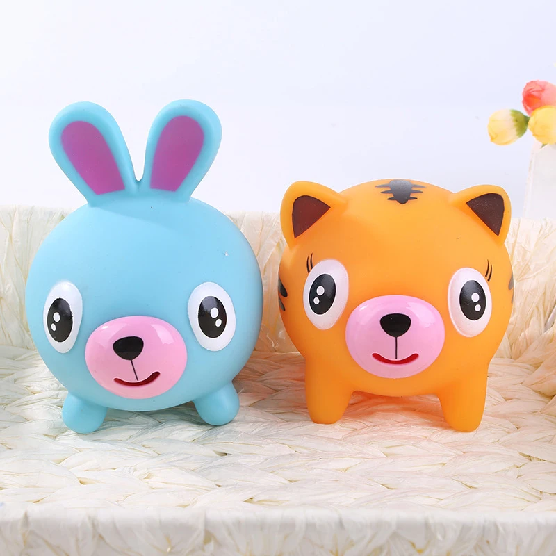 

Animal Jabber Ball Tongue Out Stress Relieve Squaking Soft Ball funny Toy Birthday Gift for Kids Adult