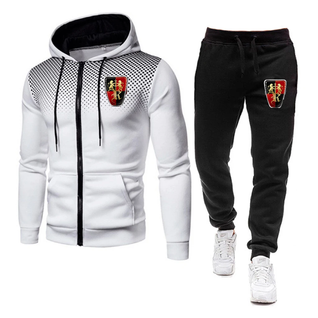 

New men's hooded zipper sportswear suit winter leisure jogging track suit two-piece sports shirt sportswear fashion brand suit