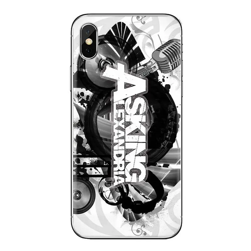 UK Asking Alexandria logo Rock Band For Samsung Galaxy S2 S3 S4 S5 MINI S6 S7 edge S8 S9 Plus Note 2 3 4 5 8 Coque Fundas Covers |