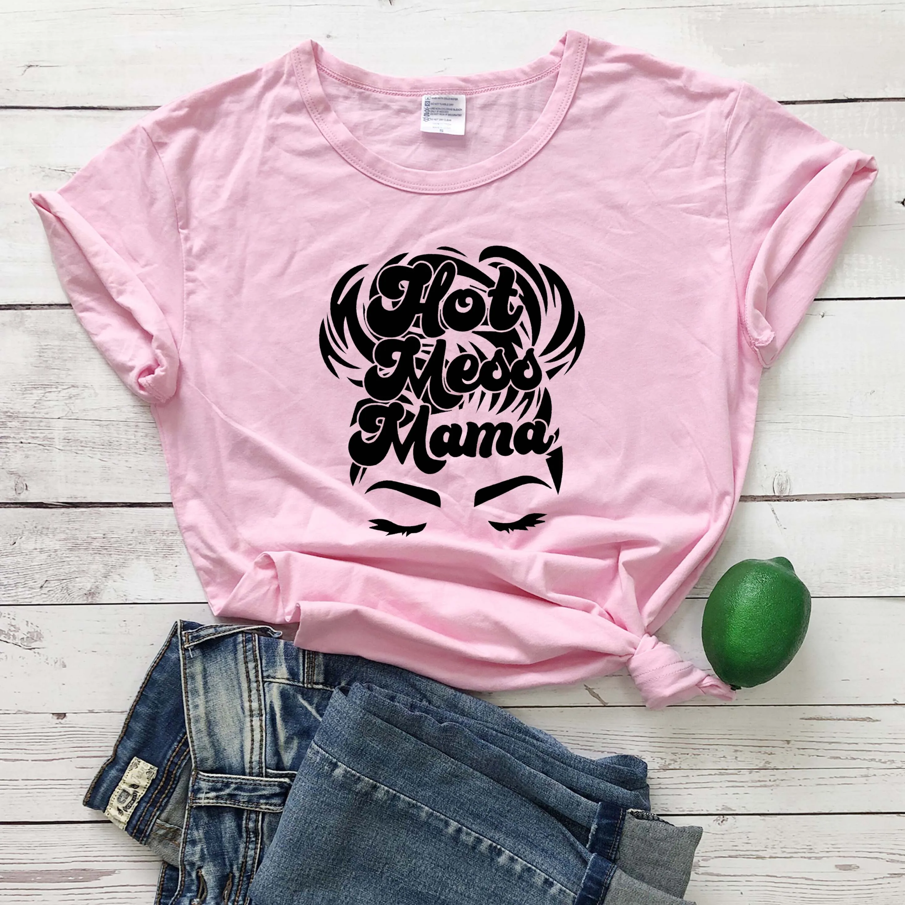 Неприятен I Love Mama футболка дни матери подарок хлопок свободный покрой young hipster