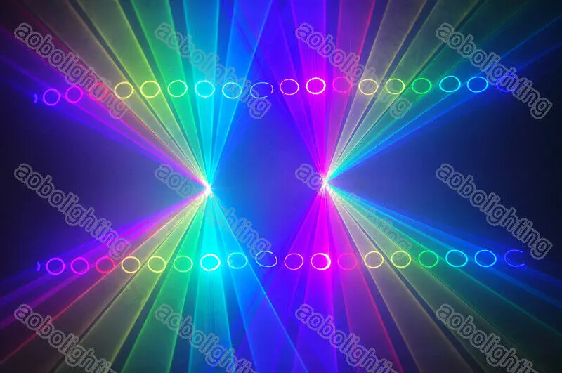 5000 МВт 5 Вт RGB сценический лазерный светильник 40K Galvo Лазерный шоу светильник DMX SD карта Анимация лазер Рождественский светильник s проектор dmx светильник