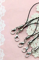 100pcs cell phone straps lobster clasp lanyard strap cord keychains cords keyring for diy jewelry making findings