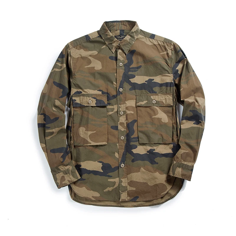 Тонкое модное Брендовое хлопковое пальто для инструментов уличная Тактическая