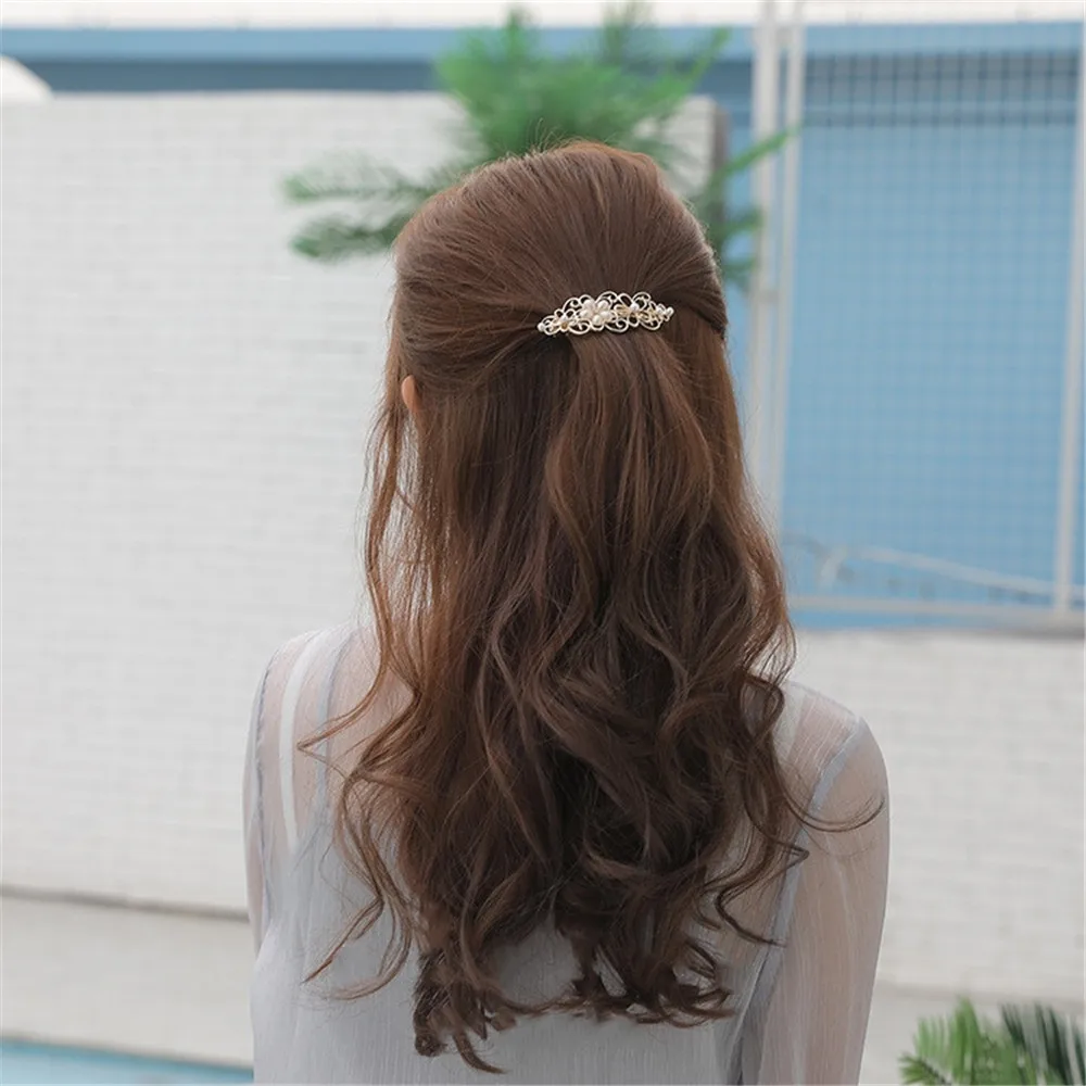 Новинка Женская обувь с украшением в виде цветов и металлические заколки для