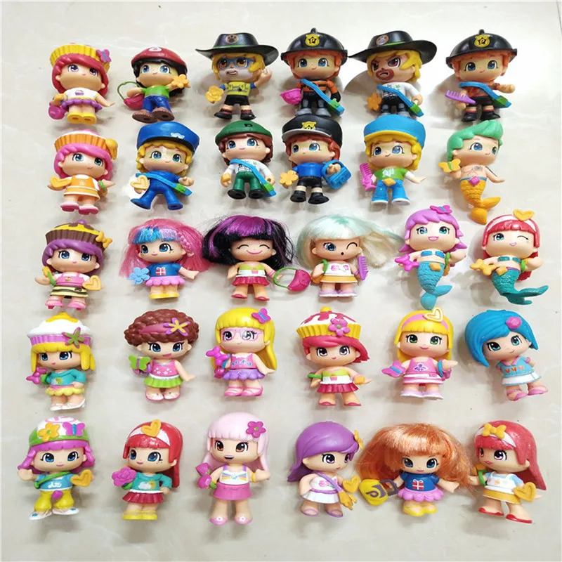 5/10 шт. съемные куклы пинпипон для детей сделай сам двойное лицо Мультяшные экшн