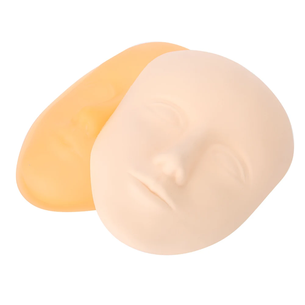 5D Soft Silicone Eyebrow Lip Face Tattoo Practice Skin Makeup Tool Training Fake Accessories |