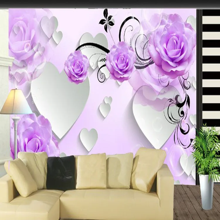 3D большая роспись современный минималистичный фильм и телевизор настенная