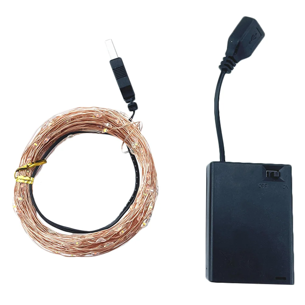 

1pc Decorative String Light Remote Controller Flashing Light Battery