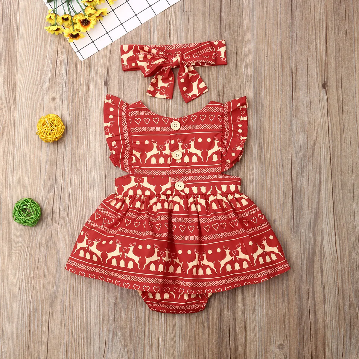 Детская летняя одежда комплект из 2 предметов для новорожденных боди без рукавов