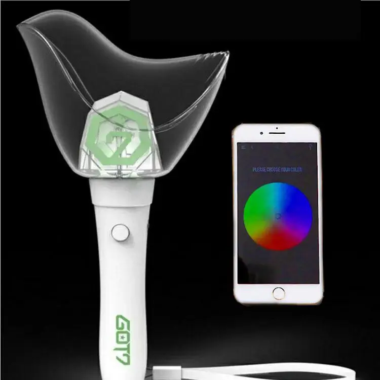 Korea Lightstick Led Light Stick Up Toys Concert Glow Lamp Luminous Flash Toy Party Support Glowing Lamp Night Light GOT7 Ver.2