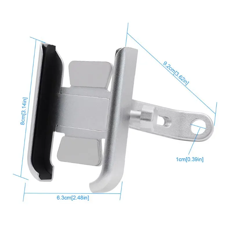 

360 Degree Universal Metal Bike Motorcycle Motorbike Mirror Handlebar Smart Phone Holder Stand Mount for iphone