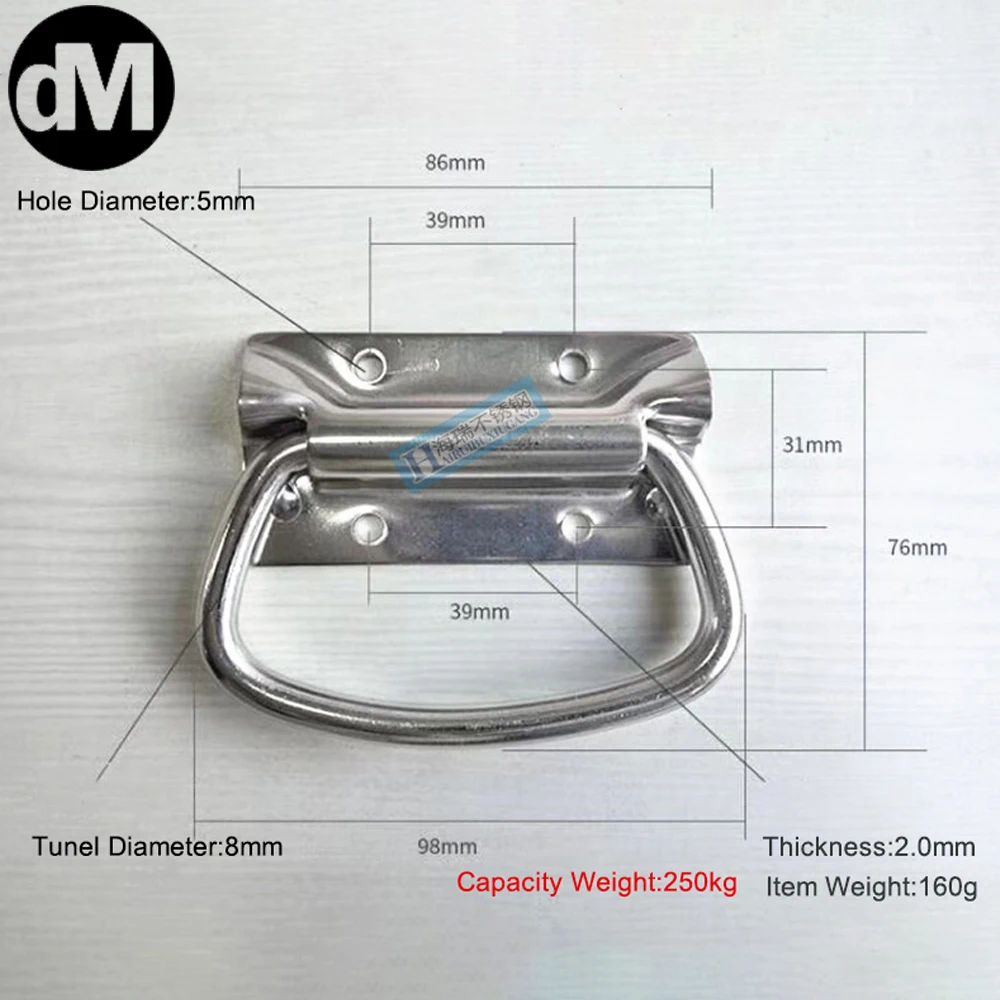 

DM 2pcs/Set Air box Cabinet Pulls Dark Door Handle Stainless Steel Cabinet Cupboard Handle Box Ring Metal Ring Modern 2021 New