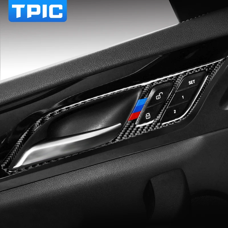 Для BMW G01 G02 автомобильные ручки для межкомнатных дверей рамка наклейки