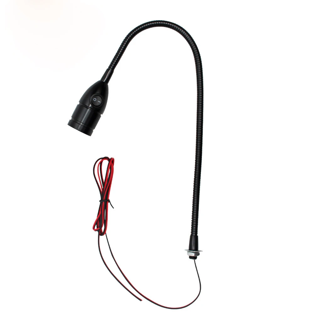 Industrial Lighting 3W DC12V 24V CNC 3000K LED Working Lamp Machine Light Flexible L40cm Gooseneck Workshop | Лампы и освещение