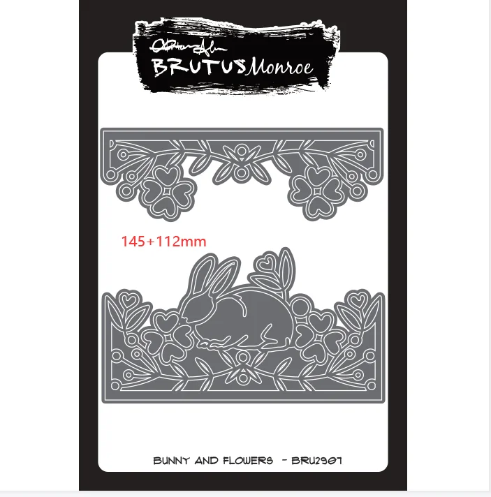 

bunny frame Metal cutting dies cut die mold card Scrapbook paper craft knife mould blade punch stencils