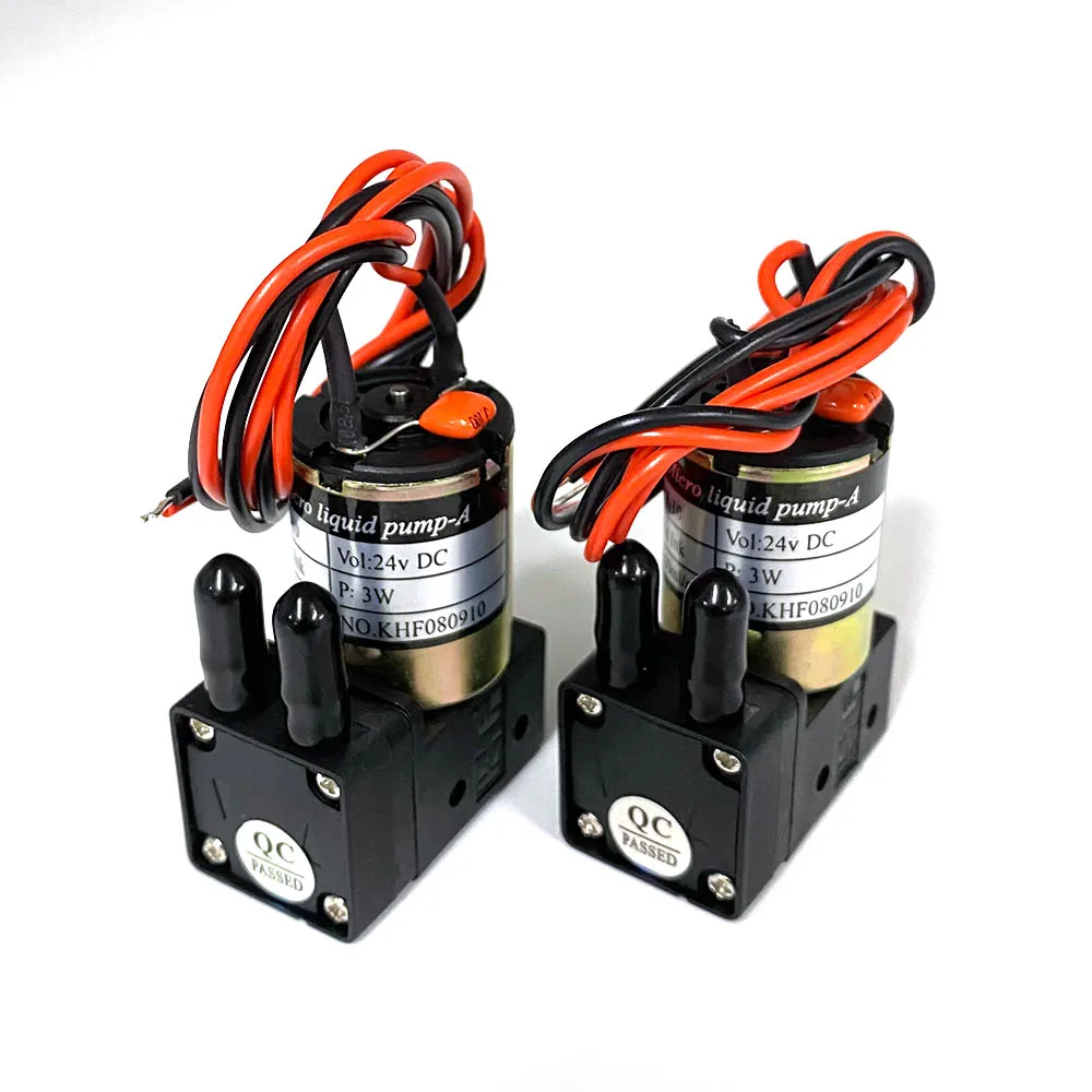 Новый маленький чернильный насос KHF 24 В постоянного тока 3 Вт 100-200 зеркальный