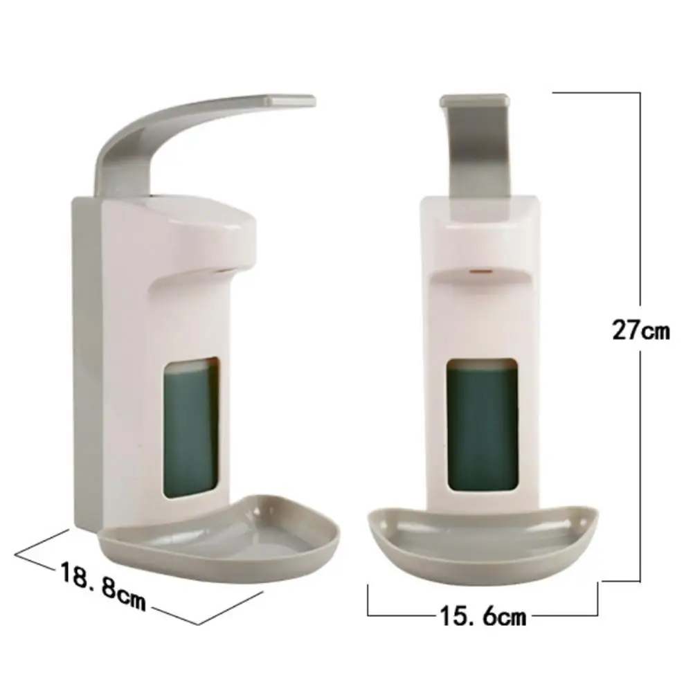 

Bath Shampoo Soap Dispenser Manual Bathroom Elbow Soap Dispenser For Home Outdoor Hands Disinfection Bathroom Accessories