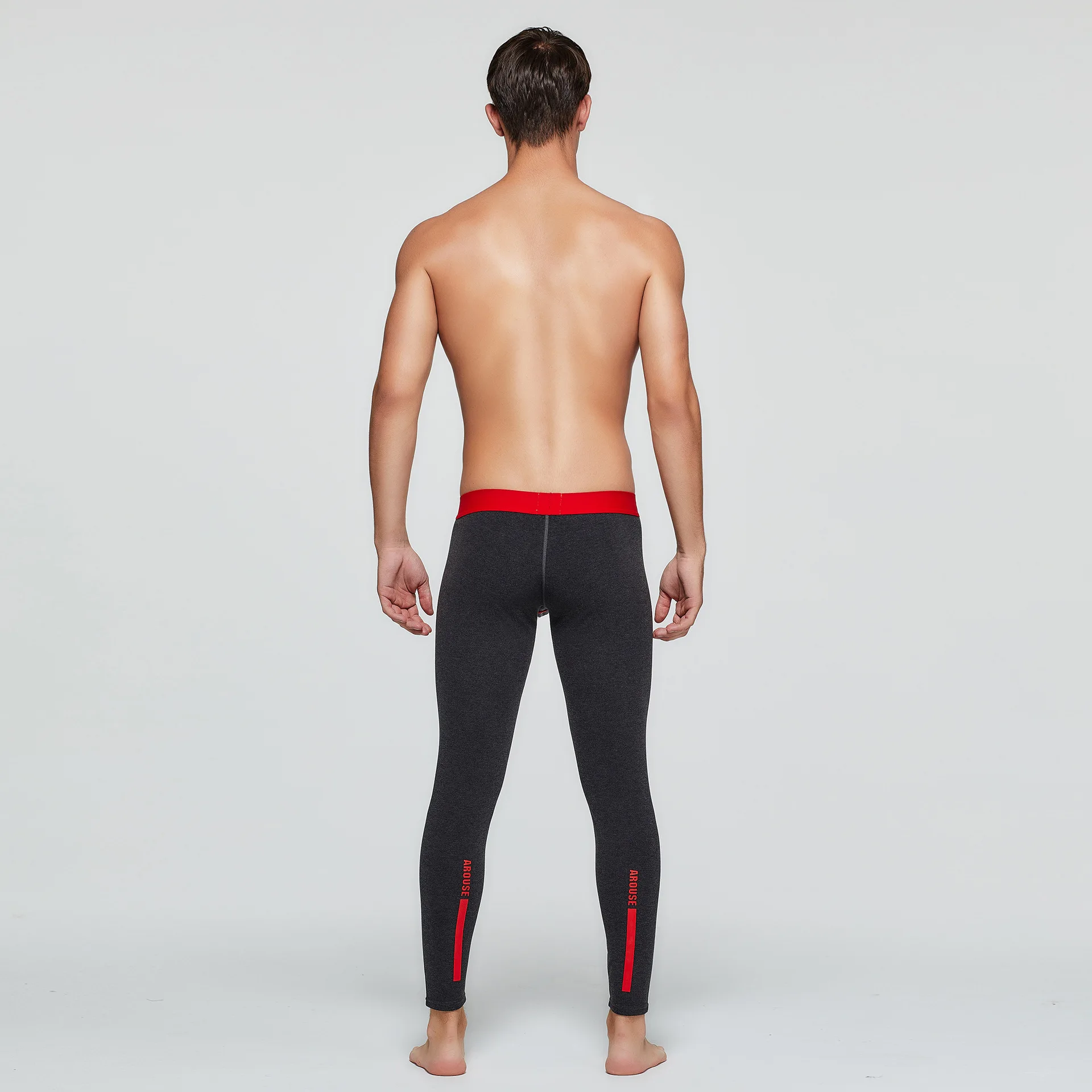 Мужские осенние теплые брюки SEOBEAN модные облегающие мужские Леггинсы с бархатной