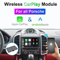 wireless apple carplay for porsche 911 bosxter cayman macan cayenne panamera pcm3 1 cdr3 1 pcm4 0 android auto module interface