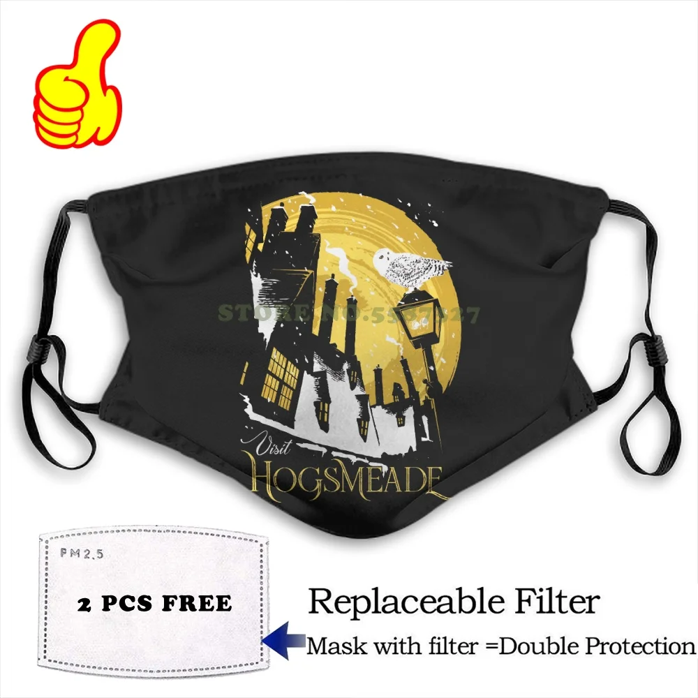 Забавные крутые маски Hogsmeade (желтые) для лица | Аксессуары одежды