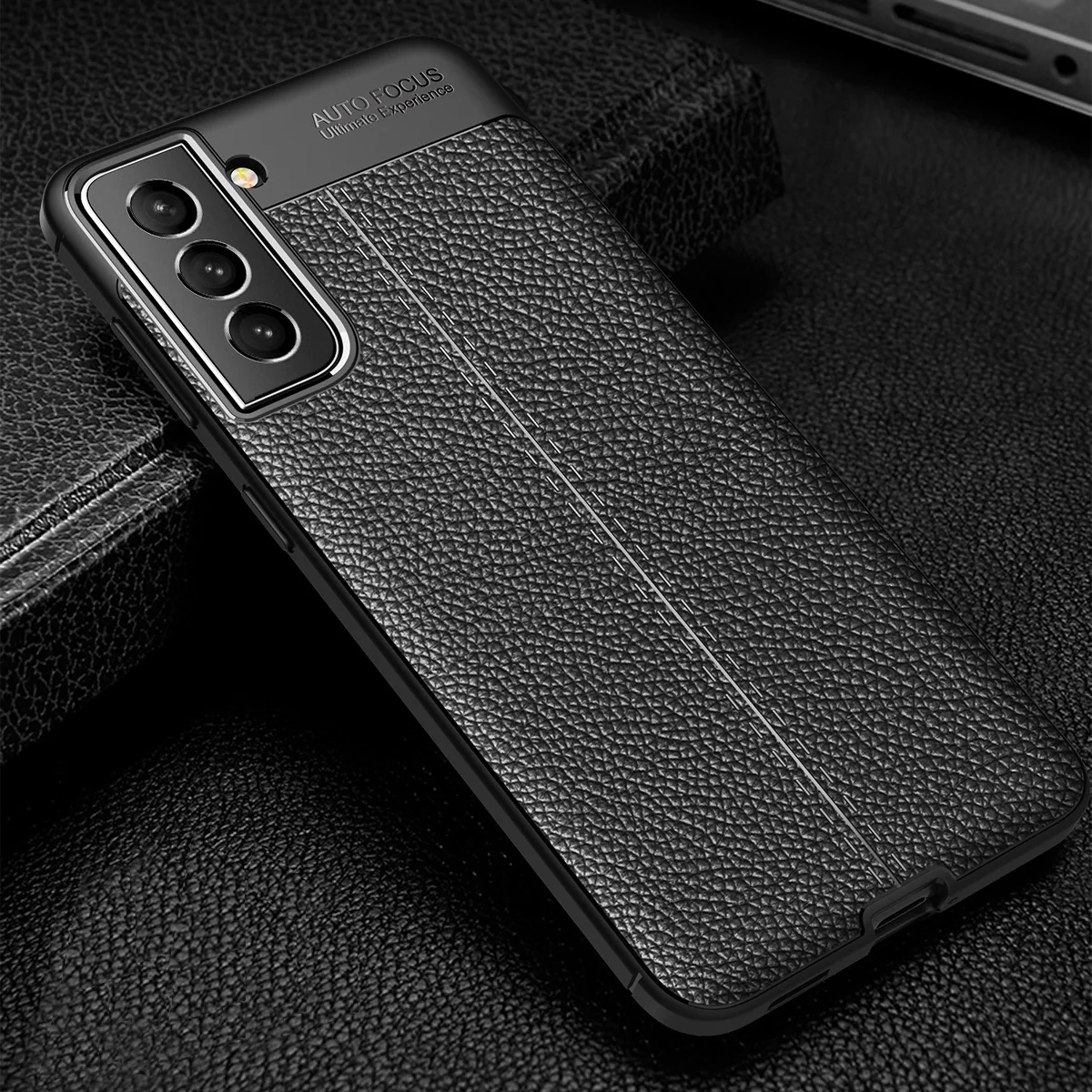 

F62 M32 M31S M51 M01 Lychee Phone Case for Samsung Galaxy S21 FE S20 Ultra S10 S9 S8 Note 20 10 Coque Shockproof Soft TPU Cover