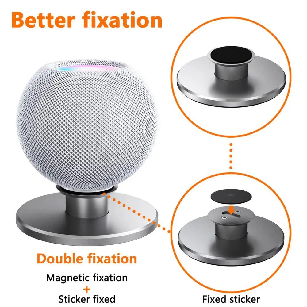 

Speaker Holder Practical Lightweight Durable Aluminium Alloy Speaker Desktop Bracket Speaker Stand Speaker Bracket