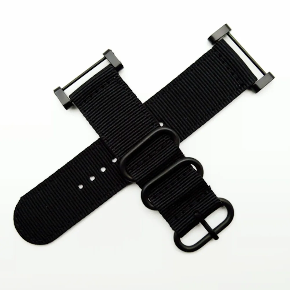 Подходит для Suunto Core For Note черный ремешок часов/нейлоновый Zulu Strap3 Ring Lugs + Адаптеры