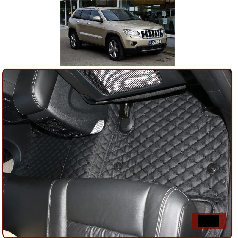 Lsrtw2017 кожаный автомобильный коврик для jeep grand cherokee 2011 2012 2013 wk2 accessorios