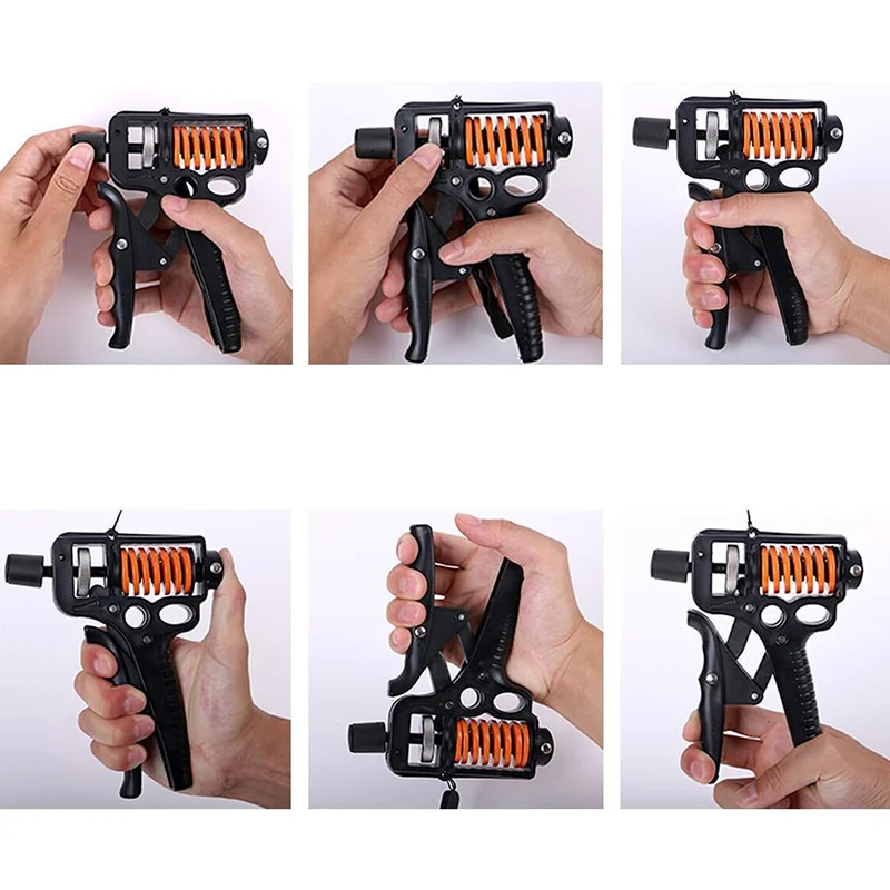 

Power Adjustable Hand Brush Expander Dynamometer Heavy Gripper Snapperz Gym Fitness Exerciser Wrist Forearm Workout Relax