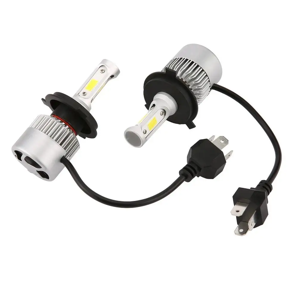

Rainproof 2PCS/SET 12-24V Universal Car LED Headlights Kit 8000LM 6500K Fog Light Bulbs High Power Headlamps