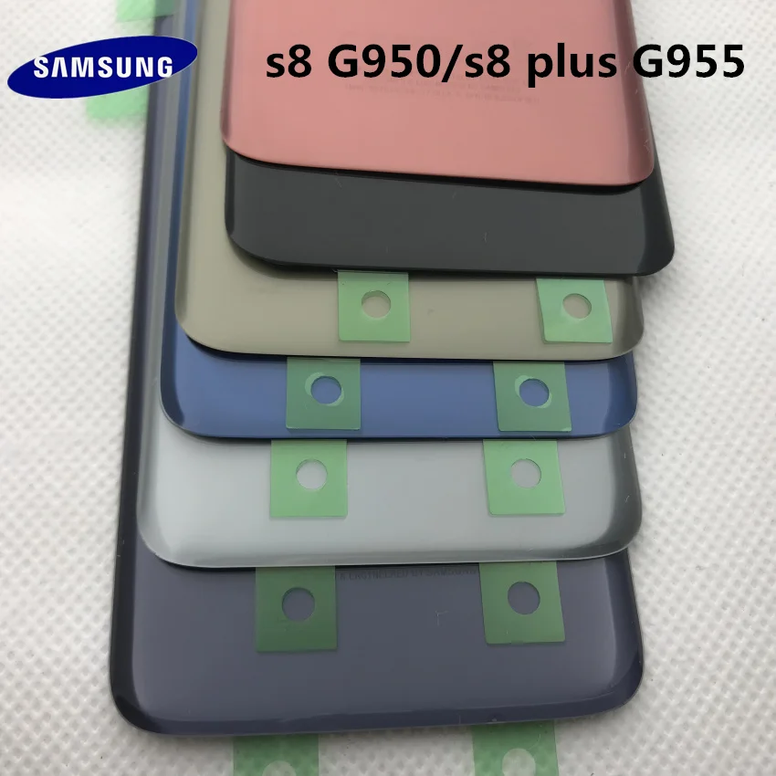 Задняя крышка аккумуляторного отсека для SAMSUNG Galaxy S8 G950 задняя Samsung G950FD Plus + G955 из