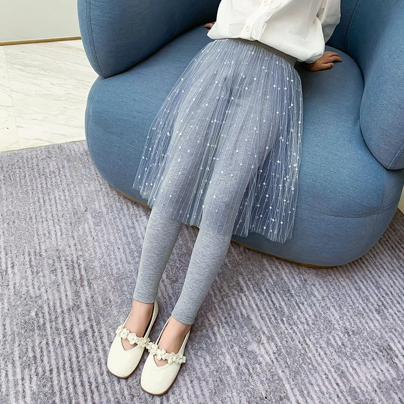 

Брюки с юбкой для девочек 3-14 лет, на весну-осень