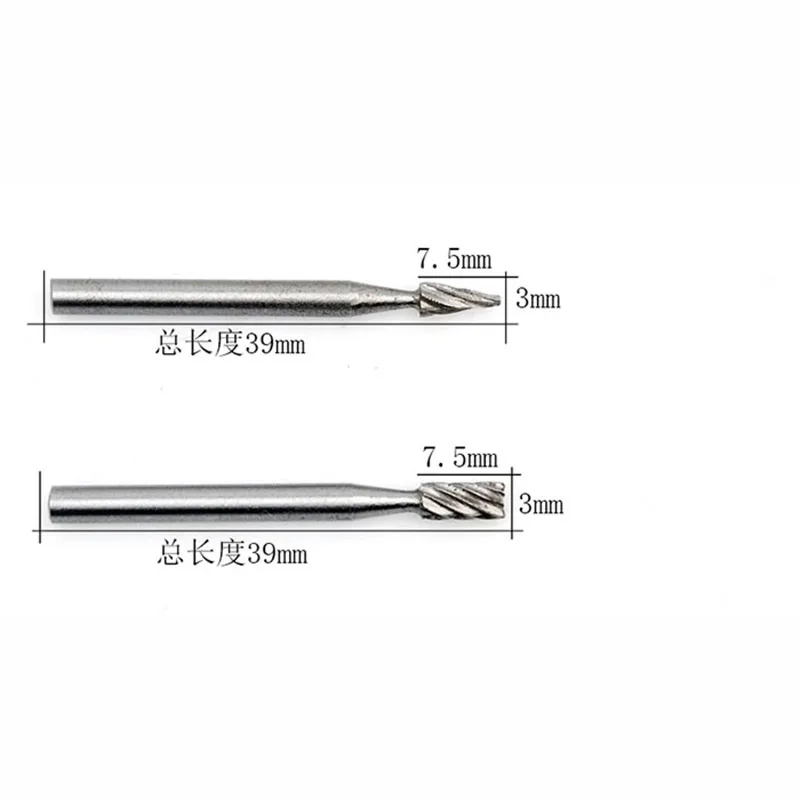 6 шт./компл. HSS Высокоскоростная сталь Вращающийся набор файлов шлифовальный