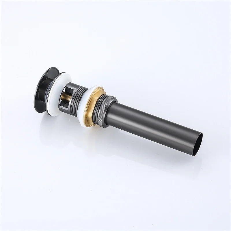 Медный дренажный набор латунный круглый сифон P-TRAP дезодорирование ванной