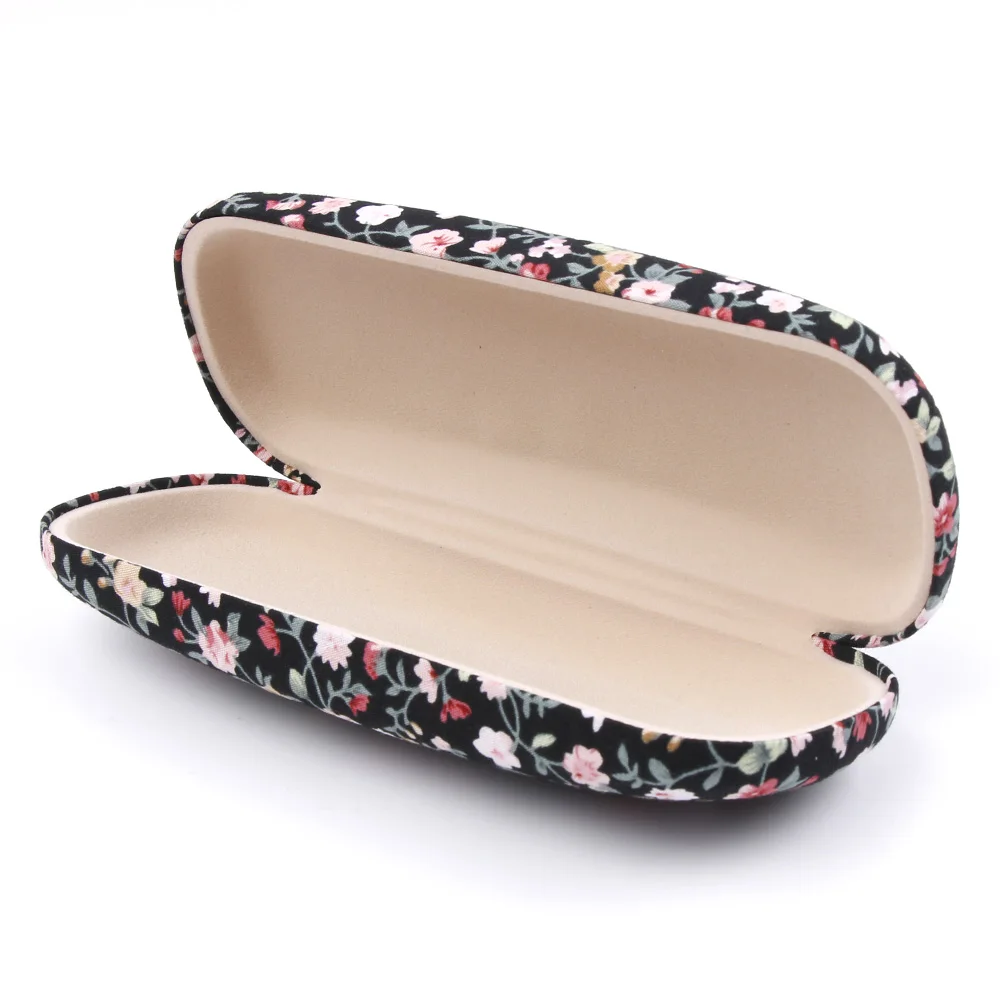 

2019 Protable Floral Sunglasses Hard Eye Glasses Case Eyewear Protector Box Pouch Bag