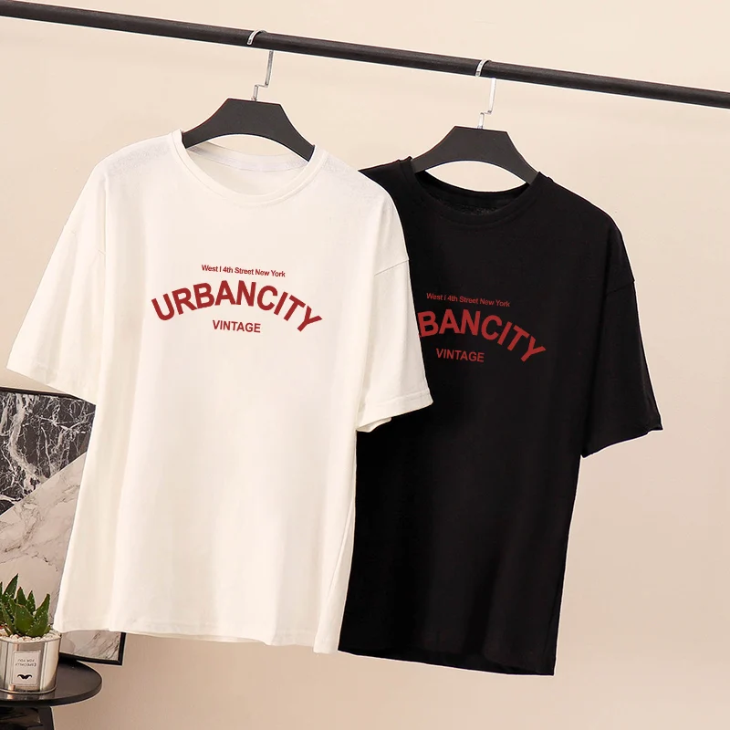 Футболка с короткими рукавами для свободного колледжа летнее платье в 2019 году |