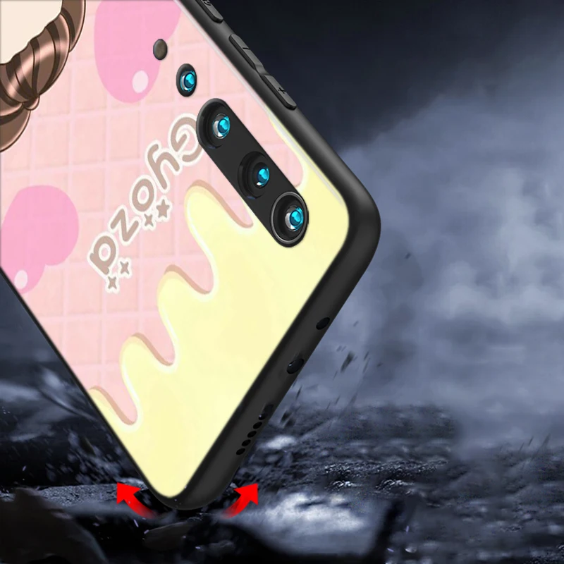 

Silicone Cover Pink Cartoon Cute Girl for Xiaomi Mi 10 9T CC9 Pro Note 10 9 8 6 A3 A2 A1 Lite Play Mix 3 Black Phone Case