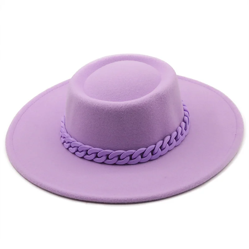 

TOP FEDORA PANAMA COWBOY HAT FOR MEN WOMEN WIDE BRIM COWGIRL FEDORA WESTERN Summer Autumn Panama Trilby Cap New Fashion