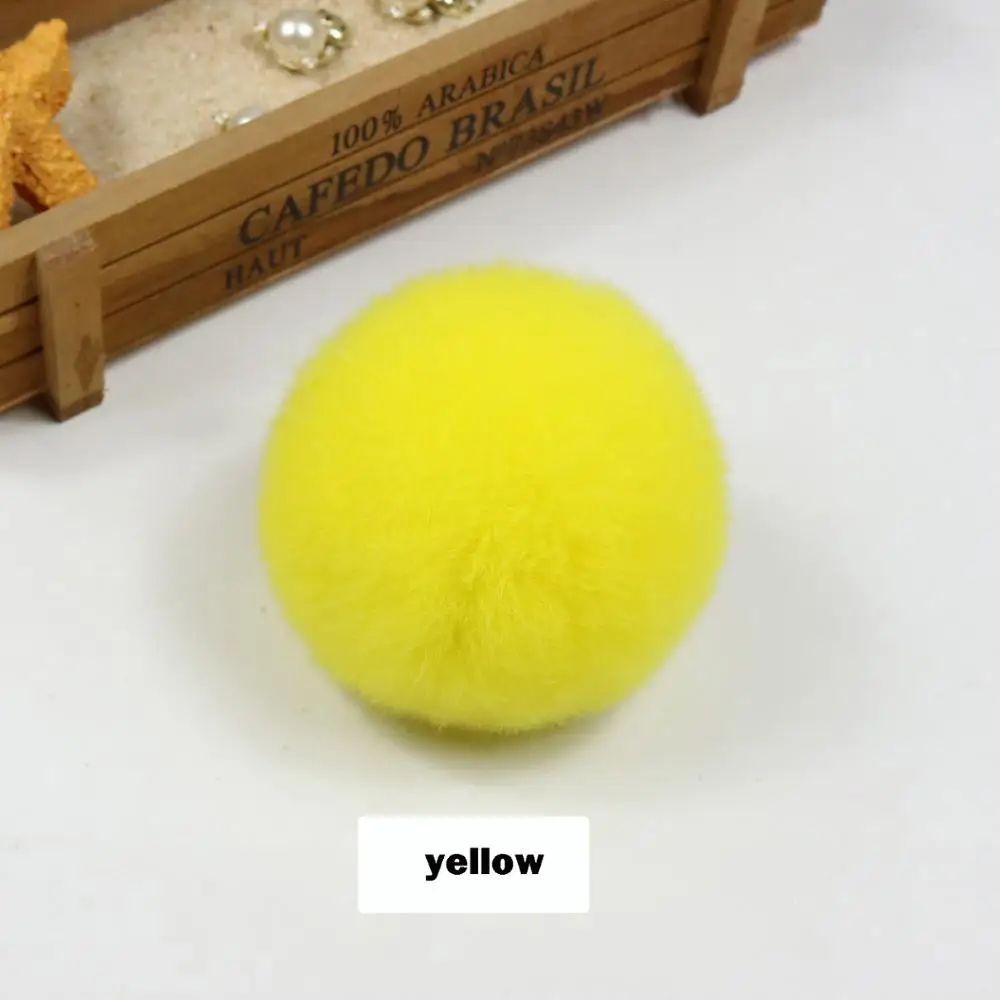 

Manufacturers Selling Rabbit Fur Pom Pom Rex Rabbit Fur Ball 6, 7, 8CM DIY Jewelry Mobile Phone Bag Pendant Accessories