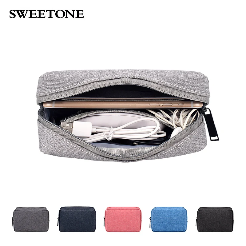 

Mouse Data Cable Laptop Bags Mobile Power Hard Disk Protection Bag Cheap Laptops Digital Accessories Storage Bag Briefcases